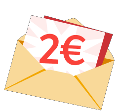 2€ di sconto 