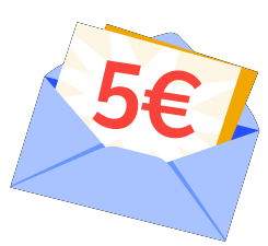 5€ di sconto 